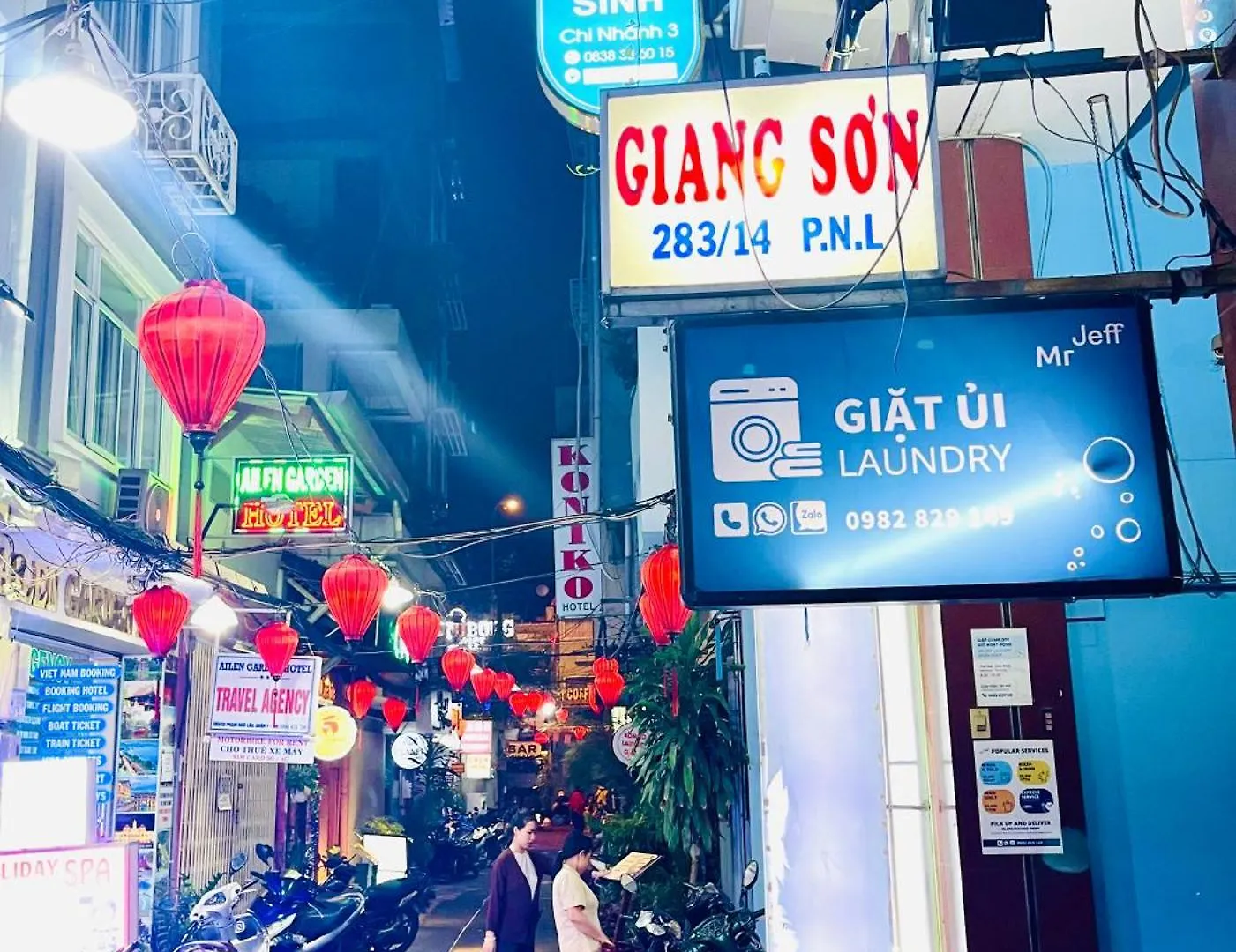 Giang Son Hotel江山民宿范五老区酒吧街胡志明市 Отель Хошимин