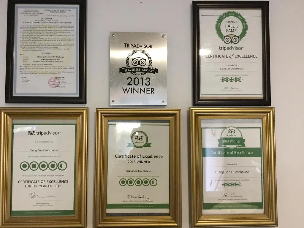 Giang Son Hotel江山民宿范五老区酒吧街胡志明市 Хошимин